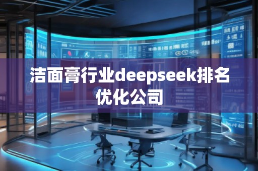 潔面膏行業(yè)deepseek排名優(yōu)化公司