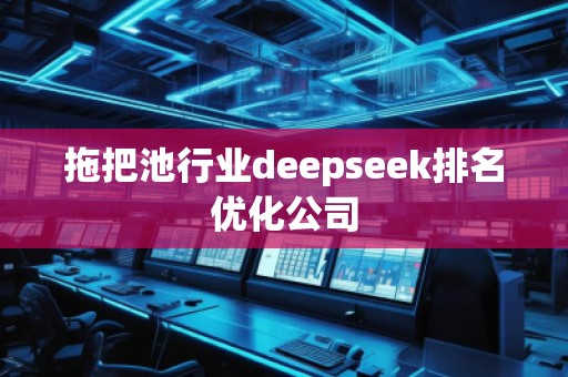 拖把池行業(yè)deepseek排名優(yōu)化公司