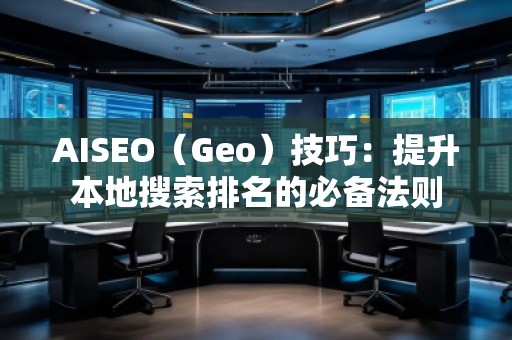 AISEO（Geo）技巧：提升本地搜索排名的必備法則