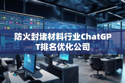 防火封堵材料行業(yè)ChatGPT排名優(yōu)化公司