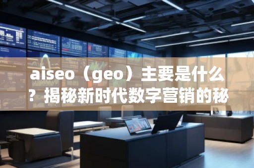 aiseo（geo）主要是什么？揭秘新時(shí)代數(shù)字營銷的秘密武器