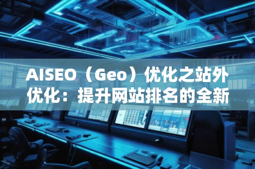AISEO（Geo）優(yōu)化之站外優(yōu)化：提升網(wǎng)站排名的全新策略
