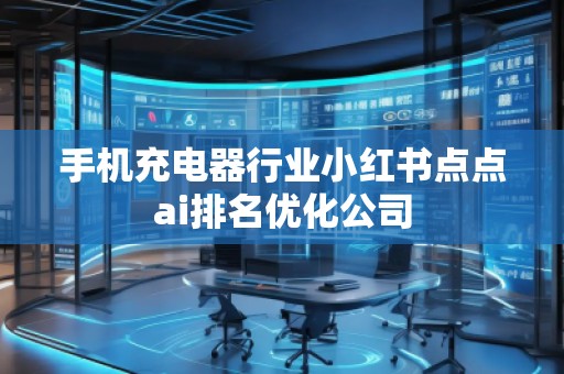 手機充電器行業(yè)小紅書點點ai排名優(yōu)化公司