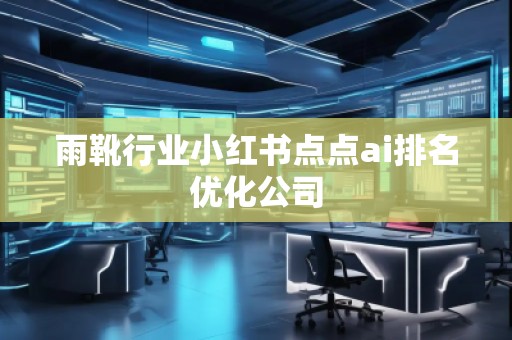雨靴行業(yè)小紅書(shū)點(diǎn)點(diǎn)ai排名優(yōu)化公司