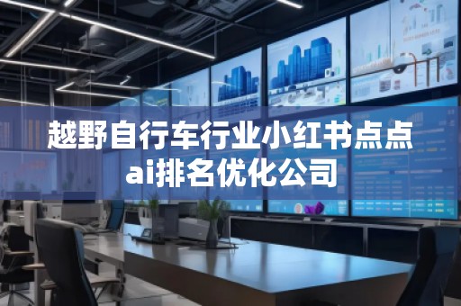 越野自行車行業(yè)小紅書點點ai排名優(yōu)化公司