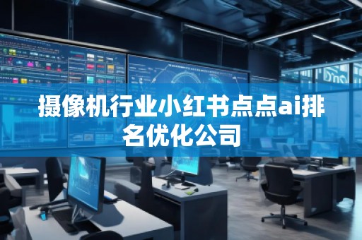 攝像機(jī)行業(yè)小紅書點(diǎn)點(diǎn)ai排名優(yōu)化公司