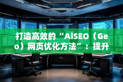 打造高效的“AiSEO（Geo）網(wǎng)頁優(yōu)化方法”：提升排名，助力本地企業(yè)發(fā)展