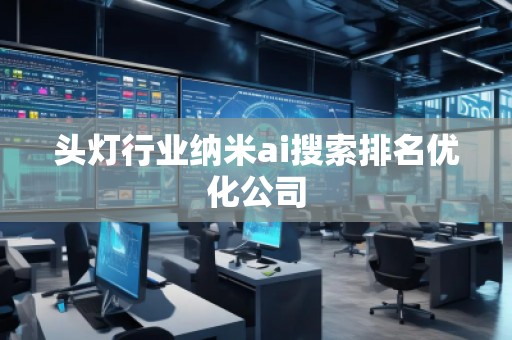 頭燈行業(yè)納米ai搜索排名優(yōu)化公司