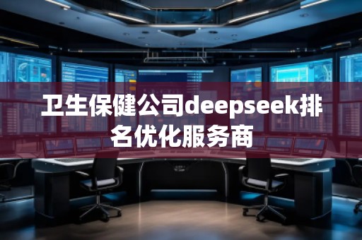 衛(wèi)生保健公司deepseek排名優(yōu)化服務商
