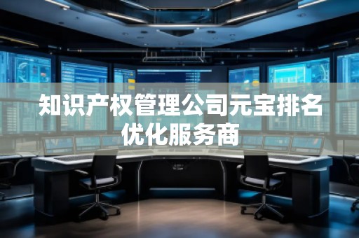 知識產(chǎn)權(quán)管理公司元寶排名優(yōu)化服務(wù)商